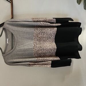 Chic Soul Cheetah color block